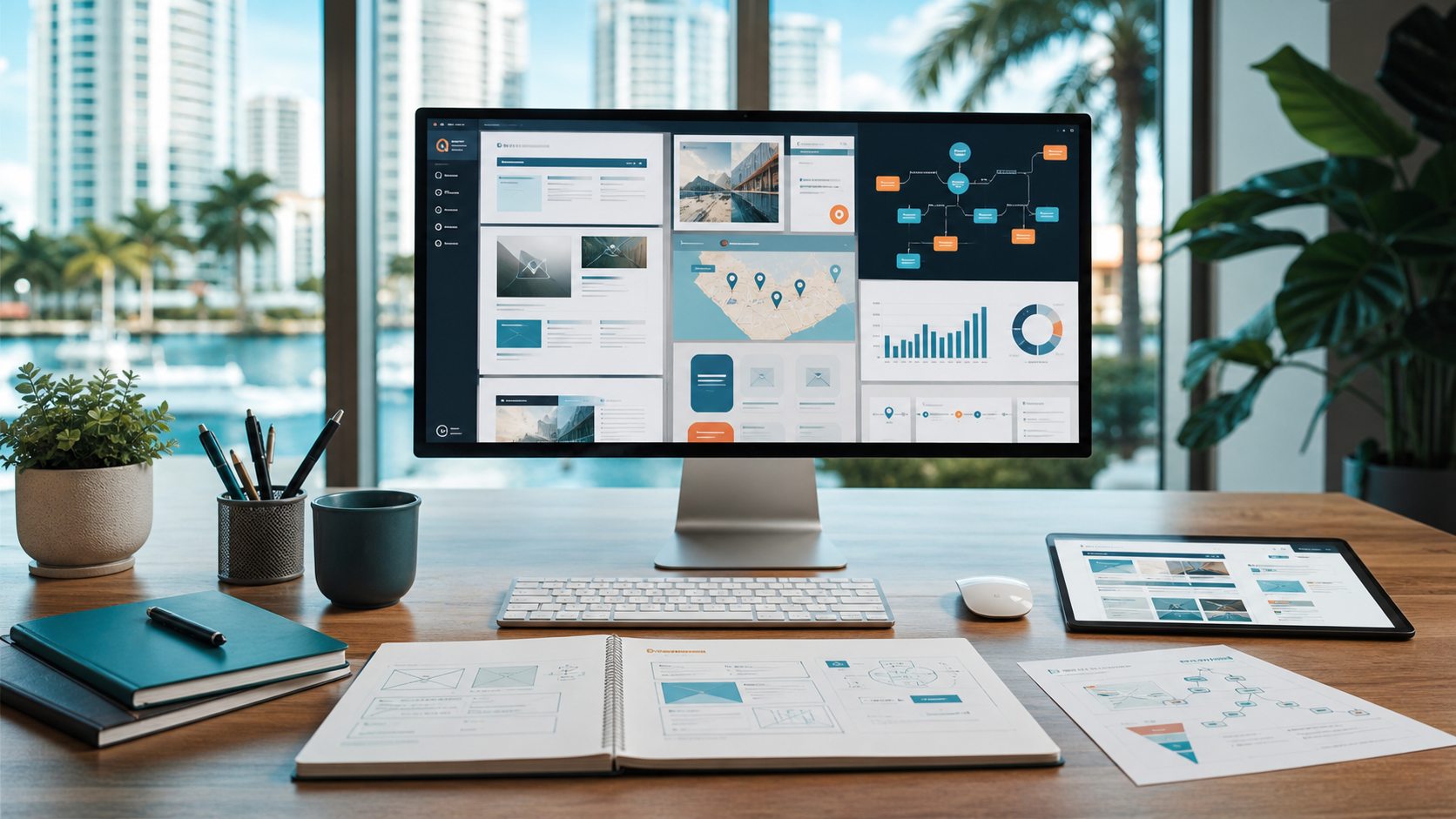AI-assisted WordPress service area page planning for South Florida businesses