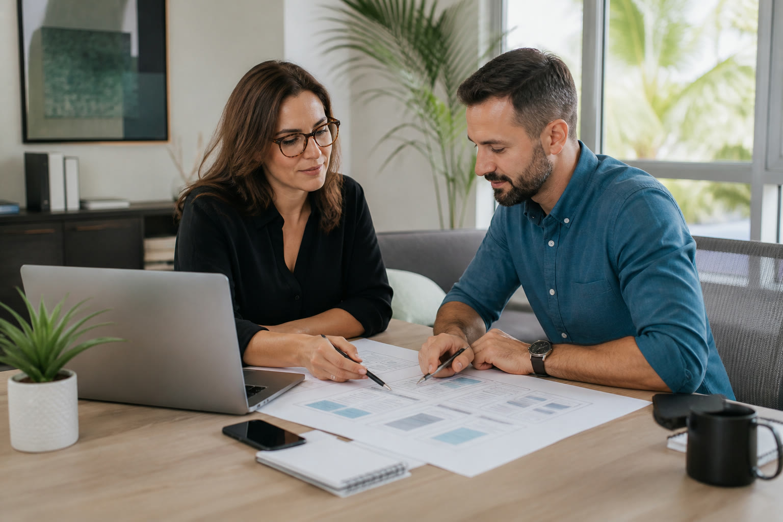 AI and WordPress website planning for Coconut Creek businesses