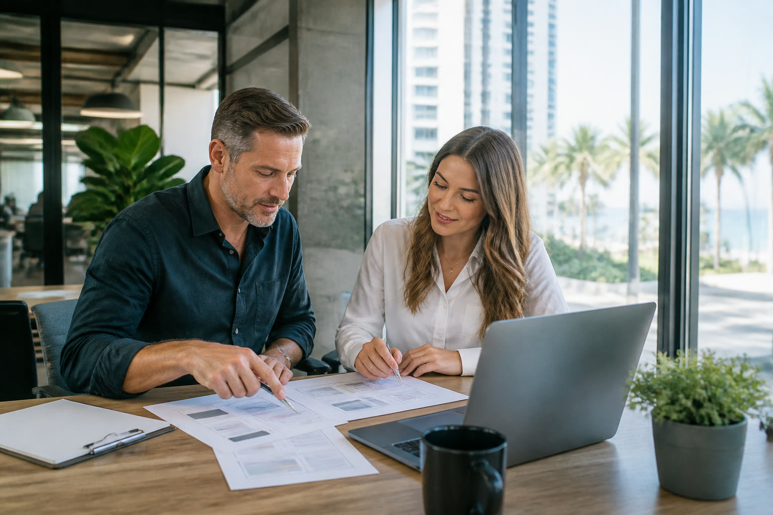 AI and WordPress website planning for Hallandale Beach businesses