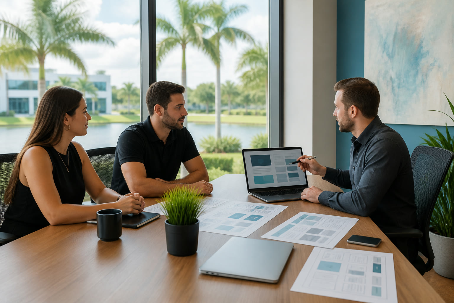 AI and WordPress website planning for Miramar businesses