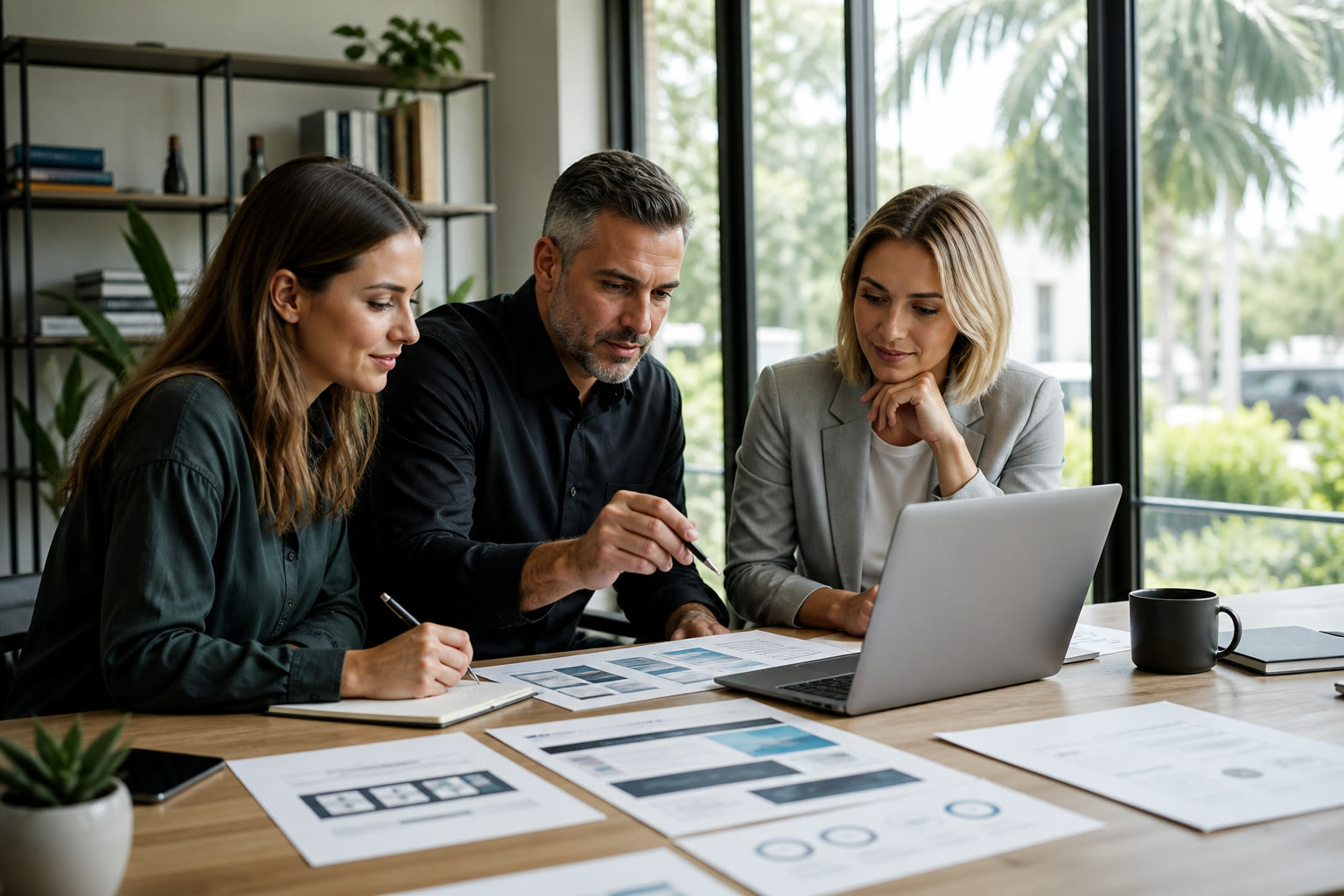 AI and WordPress website planning for Plantation businesses
