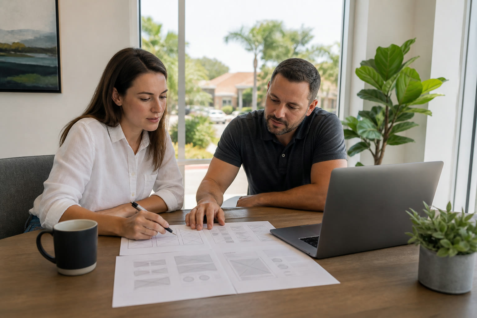 AI and WordPress website planning for Tamarac businesses