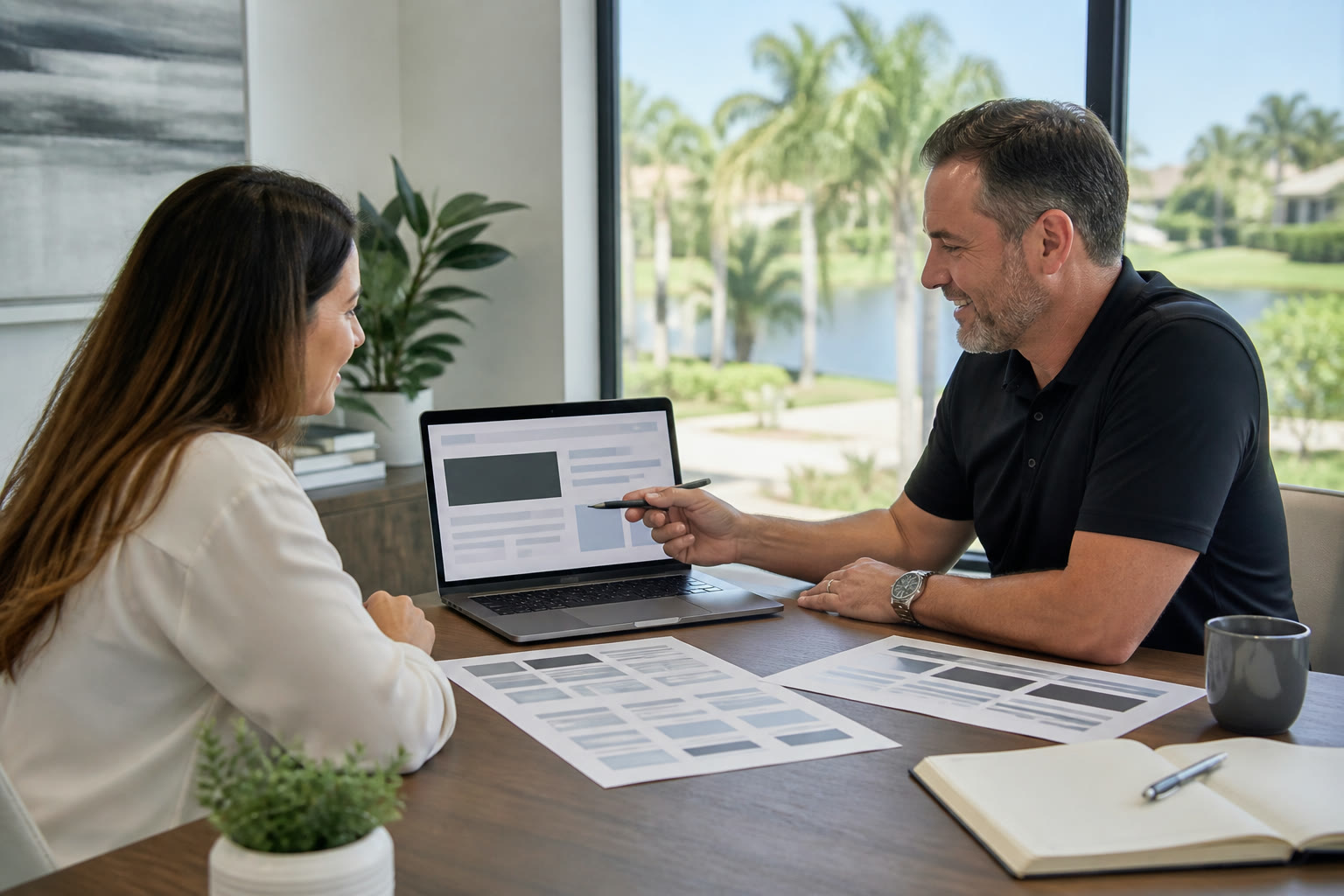 AI and WordPress website planning for Weston businesses