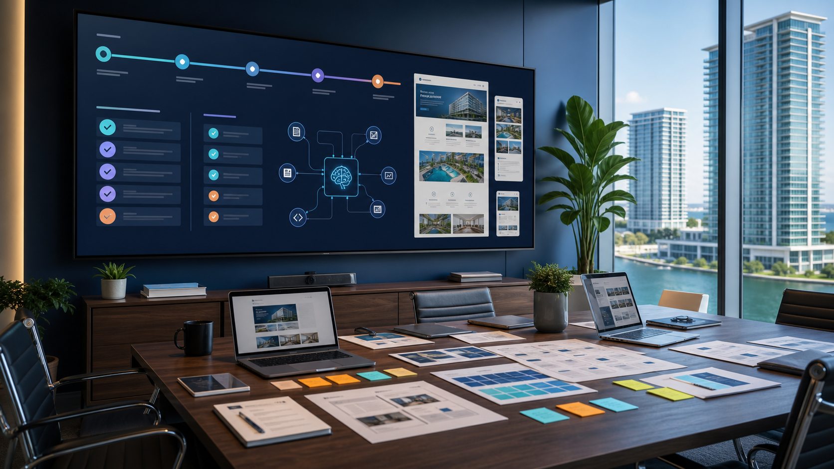 AI-built website project delivery planning for Broward County businesses