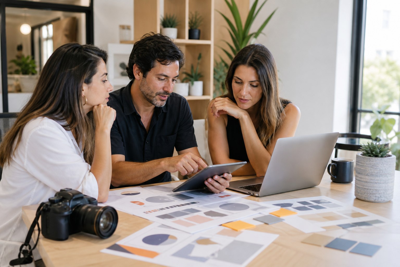 South Florida small-business team planning a focused local digital marketing campaign