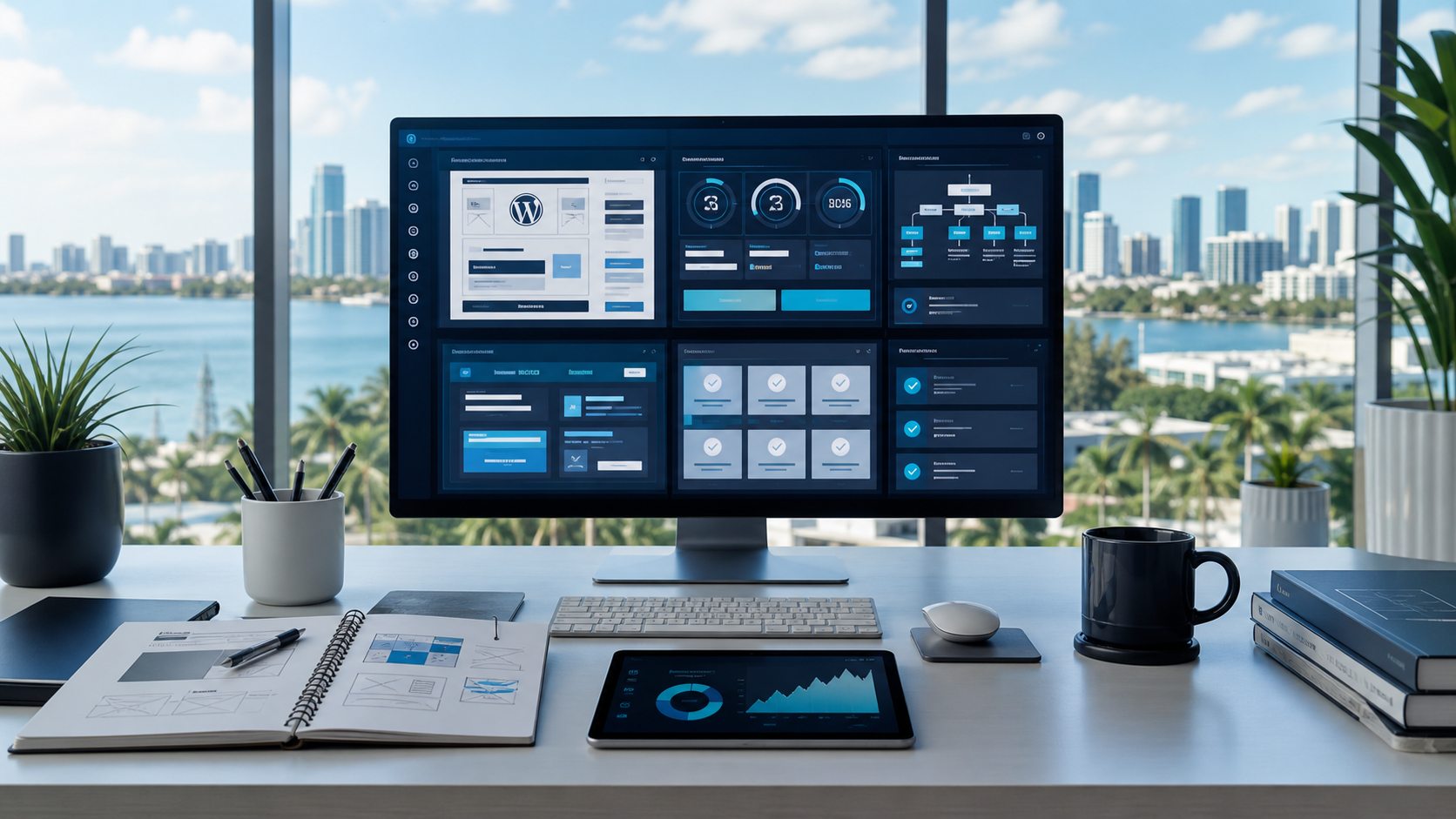 WordPress services and AI-driven website support for Broward County businesses
