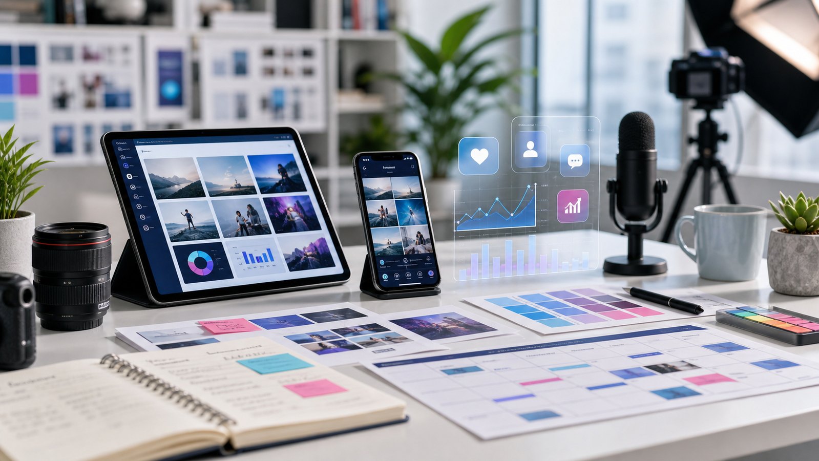 Social Media & Content Creation strategy overview image